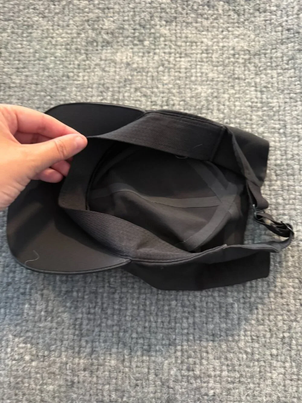 Lululemon Women's Fast and Free Ponytail Running Hat Black